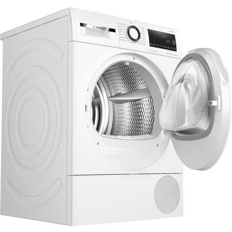 Seche-linge pompe a chaleur BOSCH Série 6 WQG24502FR - 8 kg - Induction - L60 cm - Classe C - Blanc