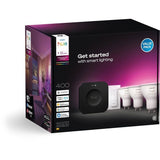 Kit de démarrage - PHILIPS HUE - Lumiere blanche et ambiance colorée - 1 Bridge Pro + 3  3 spots GU10 400 lumens + 1 dimmer switch