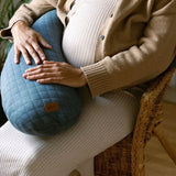 Coussin de maternité - BEABA - Big Flopsy - Fleur de coton - Gris mineral