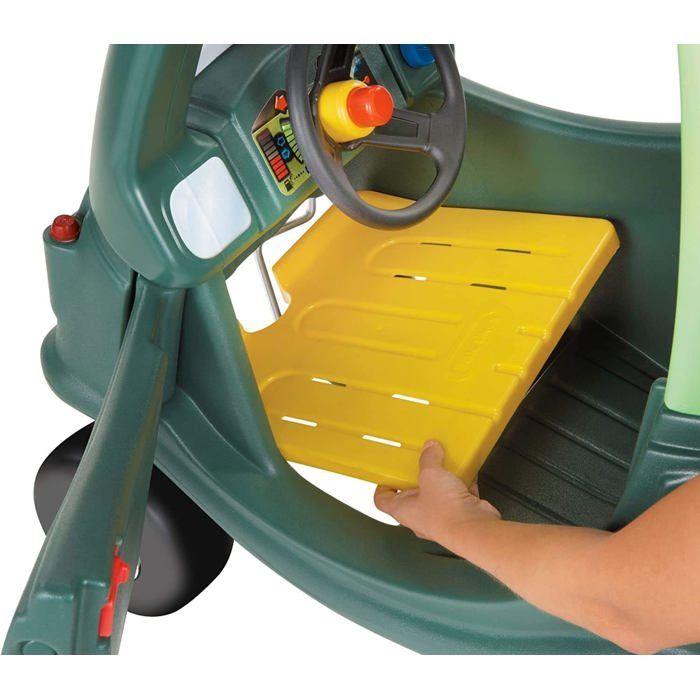 Cozy Coupe - Little Tikes - Dinosaure - Portes, Klaxon et Plancher a retirer - Des 18 mois
