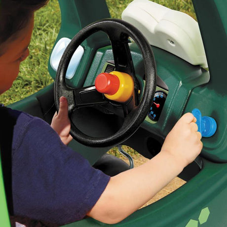 Cozy Coupe - Little Tikes - Dinosaure - Portes, Klaxon et Plancher a retirer - Des 18 mois