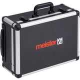 Trolley a outils vide - MEISTER - Alu - 46 x 35 x 19 cm - Compartiments 15 + 6 - Poignée extensible + 2 roulettes