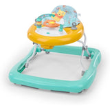 DISNEY BABY -WINNIE- Trotteur bébé évolutif et pliable 2-en-1, Jouet d'éveil amovible intégré, Musique, Lumieres, Hauteur Réglable