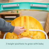 DISNEY BABY -WINNIE- Trotteur bébé évolutif et pliable 2-en-1, Jouet d'éveil amovible intégré, Musique, Lumieres, Hauteur Réglable