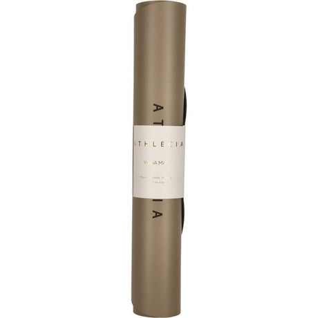 Tapis de Yoga - ATHLECIA - Oliveira - 4 mm - Beige