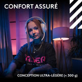 Casque gamer - sans fil - Logitech G - Astro 120 X - Lightspeed - Blanc