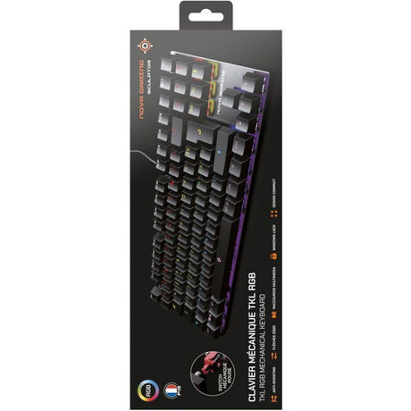 Clavier gamer - Mécanique - Nova Gaming - Sculptor - TKL - LED RGB