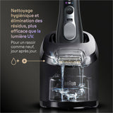 Rasoir électrique - BRAUN - Série 9 9660cc - 60 min - Étanche - Noir