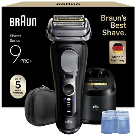 Rasoir électrique - BRAUN - Série 9 9660cc - 60 min - Étanche - Noir