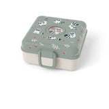 Boite a Sandwich Enfant - MONBENTO - Couverts inclus - Sans BPA - Snacky Raccoon