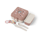 Boite a Sandwich Enfant - MONBENTO - Couverts inclus - Sans BPA - Snacky Fox