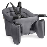 Siege de table mobile - HAUCK - Fix N Sit - De 6 mois a 15 kg - 37 x 42 x 32 cm - Gris foncé