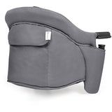 Siege de table mobile - HAUCK - Fix N Sit - De 6 mois a 15 kg - 37 x 42 x 32 cm - Gris foncé