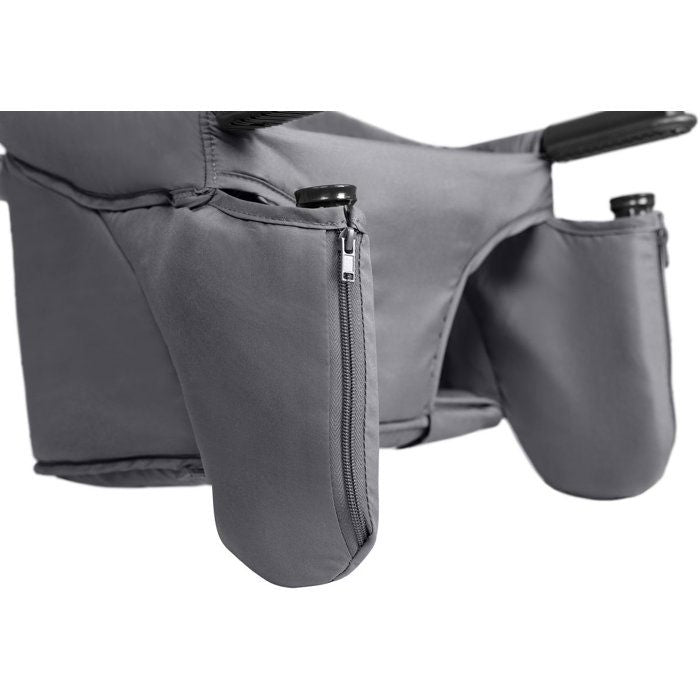 Siege de table mobile - HAUCK - Fix N Sit - De 6 mois a 15 kg - 37 x 42 x 32 cm - Gris foncé