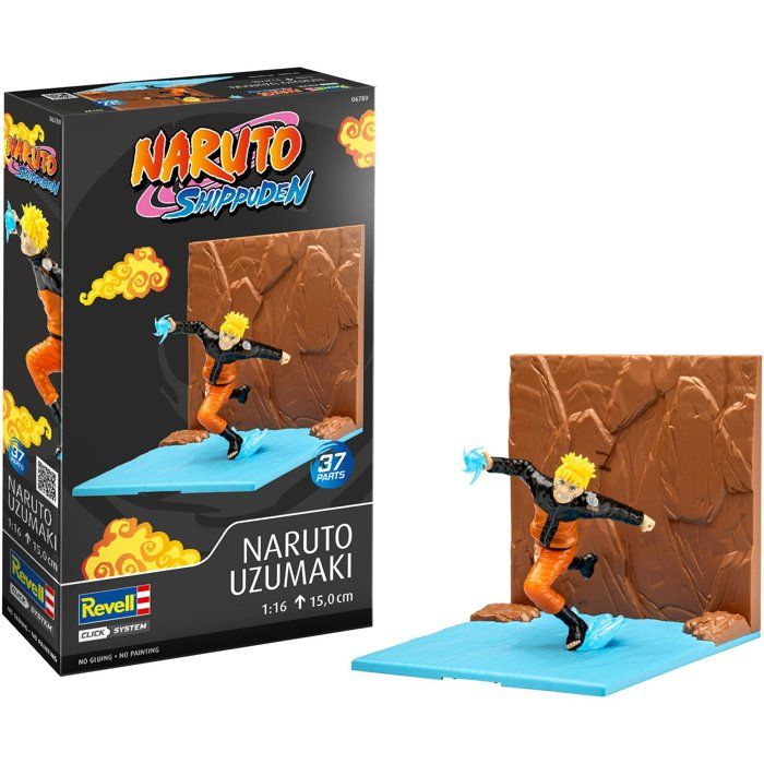 Maquette a construire - REVELL - Click System - Naruto Uzumaki - Sans colle - Pieces pré-peintes