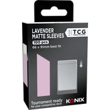 Protege-cartes - Konix - Matte Sleeves 66 x 91 mm pour compétition - 100 pochettes - Magic The Gathering, Pokémon - Rose lavande