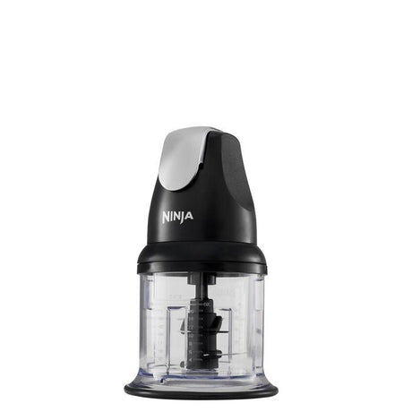 Hachoir électrique - NINJA - Express Chop - NJ1002EUBK - Mini hachoir et mixeur compact - 200 W - 2 bols de 500 ml