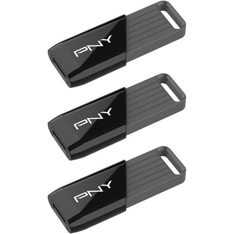 Pack de 3 Clés USB 3.2 - PNY - Attaché X - 128 Go - Jusqu'a 130 Mo/s