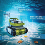 Robot de piscine a batterie - ZODIAC - PIXEL OP 3220 - Fond et parois - Cycle de 2 h - Filtre 150-µ