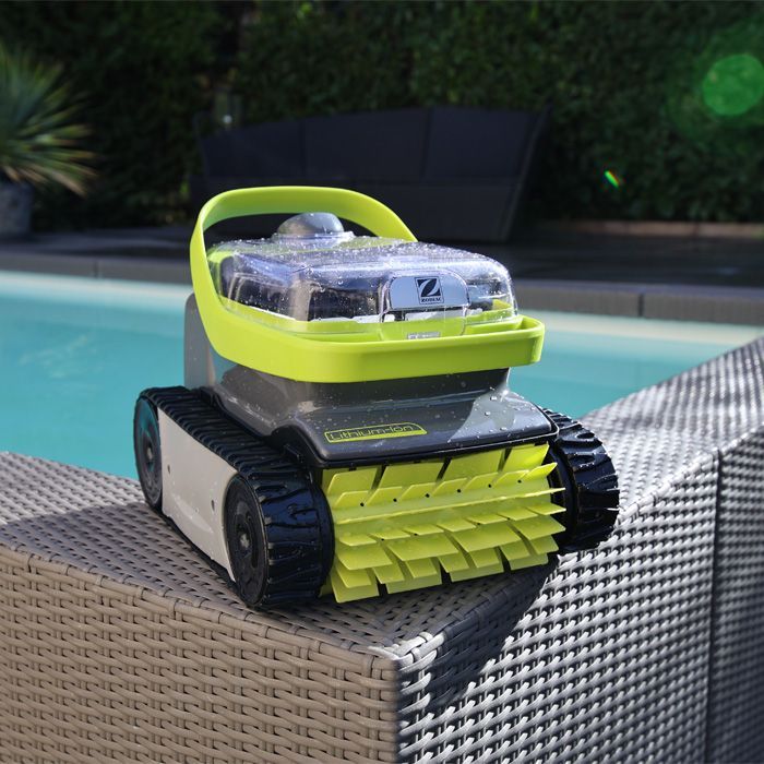 Robot de piscine ŕ batterie - ZODIAC - PIXEL OP 3220 - Fond et parois - Cycle de 2 h - Filtre 150-µ