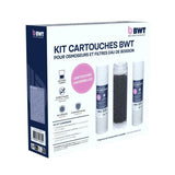 Pack cartouches Triplex - BWT - Pack Triplex - Préfiltration + charbon actif + filtration fine - Prétraitement osmose