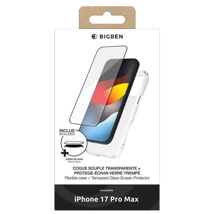 Pack coque + verre trempé - IPhone17 Pro Max - SmartFrame