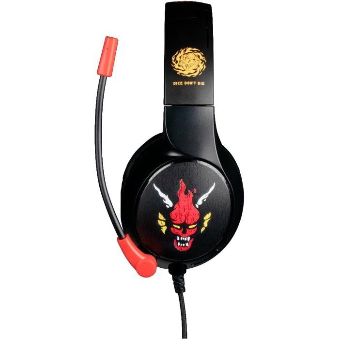 Casque gaming circum-aural - Filaire - Konix - Stranger Things - PC, PS5, Switch 2 et Xbox - Microphone - Câble 1,5 m