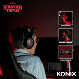 Casque gaming circum-aural - Filaire - Konix - Stranger Things - PC, PS5, Switch 2 et Xbox - Microphone - Câble 1,5 m