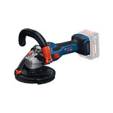 Ponceuse béton sans fil BOSCH PROFESSIONAL - GBR 18V-15 S - Sans batterie ni chargeur - Coffret + clé argot + couronne + meule
