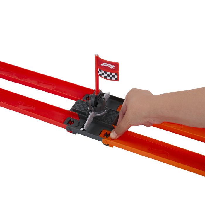 Ensemble véhicule de course et piste Hot Wheels JKM88 Multicolore