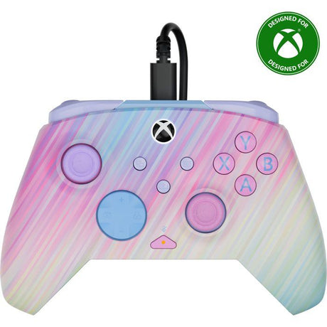 Manette filaire Turtle Beach Rematch Advanced Cotton Candy  Xbox Series XS, Xbox One et PC