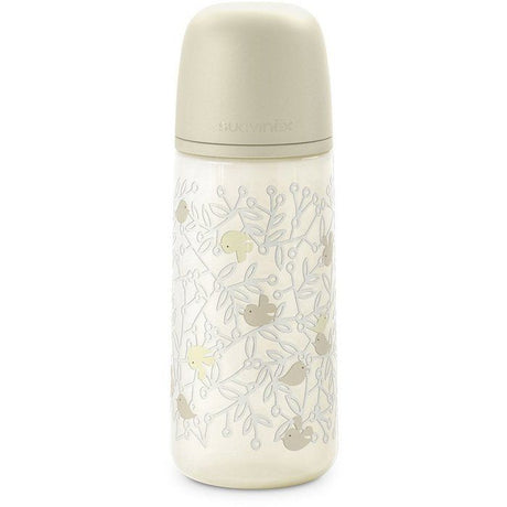Biberon - SUAVINEX - Birdies - Tétine SX Pro L - 360 ml - 6 mois et plus - Beige
