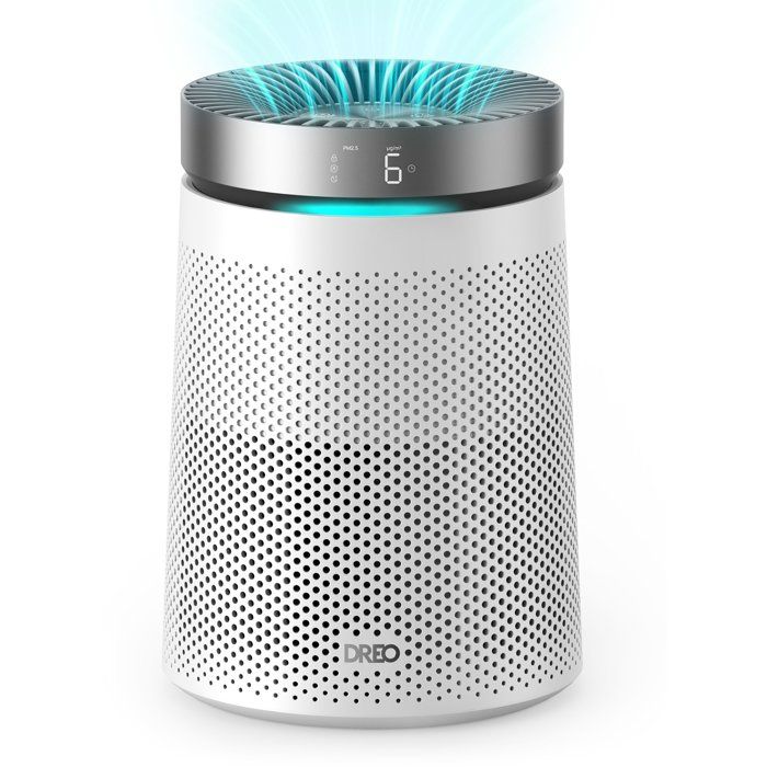 Ionisateur - DREO - Macro AP606 - Renouvellement de l'air jusqu'a  82 m˛/h - Silencieux 22dB - Minuterie - Verouillage enfant