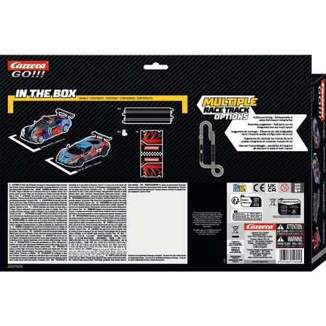 Kit d'extension circuit et voitures - CARRERA GO!!! - Extension set  2 - 2 voitures GT Racer - Échelle 1:43 - Des 6 ans