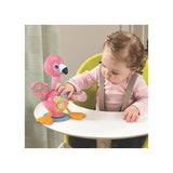 VTECH Flamingo Rigolo — Jouet d'éveil flamant rose 9-36 mois, sons, mélodies et ventouse