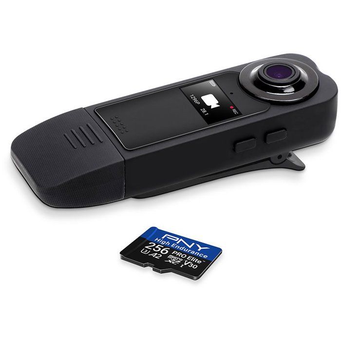 PNY Pro Elite High Endurance - Carte mémoire microSDXC - 256 Go - UHS-I C10 U3 V30 A2 - 100/90 Mo/s