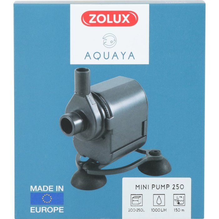 Mini pompe a eau aquarium - ZOLUX - 13 W - Débit 1000 L/H - Buse refoulement rotative - Pour aquarium de 160 a 250 L