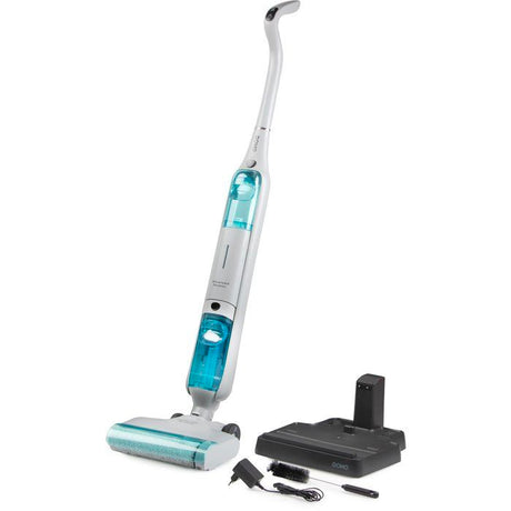 Aspirateur balai laveur - DOMO DO253SW - 10 000 Pa - 35 min - 75 m˛ - 450 ml - Blanc / Bleu