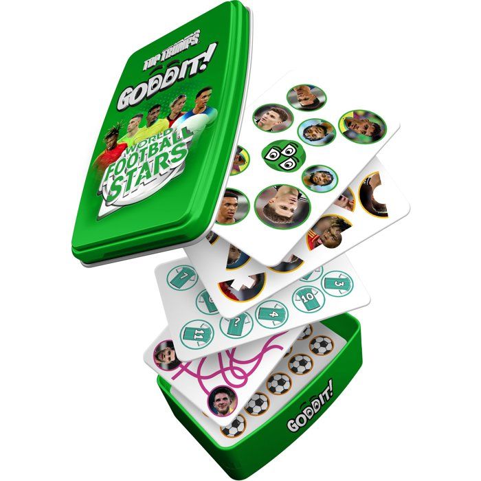 GODDIT - Top Trumps World Football Stars - Jeu de cartes - WINNING MOVES - 1 a 6 joueurs - Des 6 ans