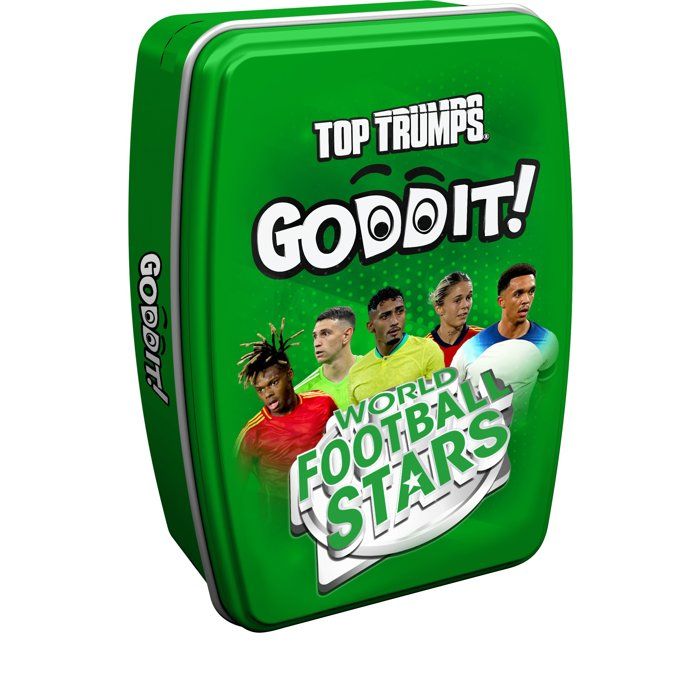 GODDIT - Top Trumps World Football Stars - Jeu de cartes - WINNING MOVES - 1 a 6 joueurs - Des 6 ans