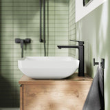 Mitigeur de lavabo - GROHE DICE - Taille XL - Corps lisse sans vidage - Noir mat