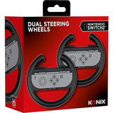 Paire de volants de course - Manettes Joy-Con Nintendo Switch 2 - Konix - Plastique - Noir