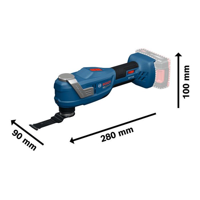 Outil Multifonction BOSCH GOP 18V-30 (Machine seule + L-Boxx 136)