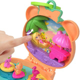 Coffret Polly Pocket - MATTEL - JKC79 - Peluche amovible - Hamac oscillant - Porte-clé transportable