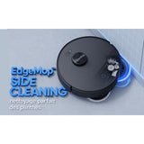 Robot aspirateur laveur - EZICLEAN - PureFlow MAX - LIDAR connecté avec base de vidage - 14 000 Pa - 4 L - Noir