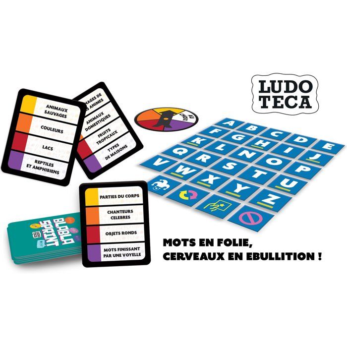Blabla Sprint - Jeu de Mots - LUDOTECA - LISCIANIGIOCHI - De 2 a 6 joueurs - Des 10 ans