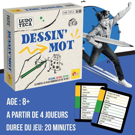 Dessin'Mot - Jeu de Dessin - LUDOTECA - LISCIANIGIOCHI - a partir de 4 joueurs - Des 8 ans