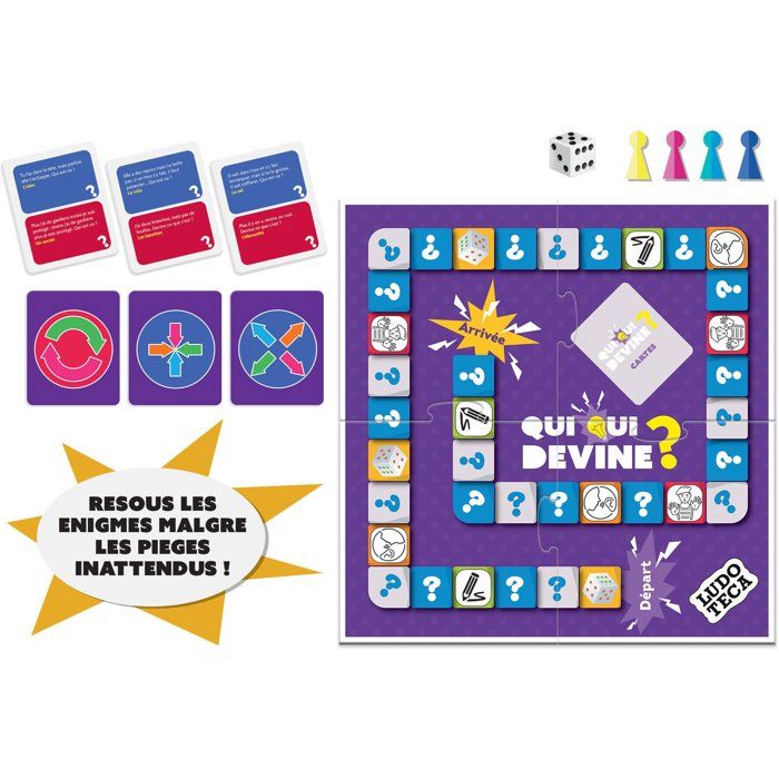 Qui Qui Devine? - Jeu d'Énigmes - LUDOTECA - LISCIANIGIOCHI - 2 a 4 joueurs - Des 6 ans