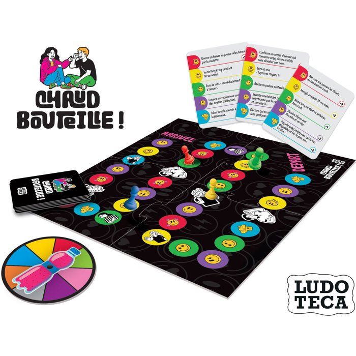 Chaud Bouteille! - Jeu de Défis - LUDOTECA - LISCIANIGIOCHI - 3 a 8 joueurs - Des 10 ans