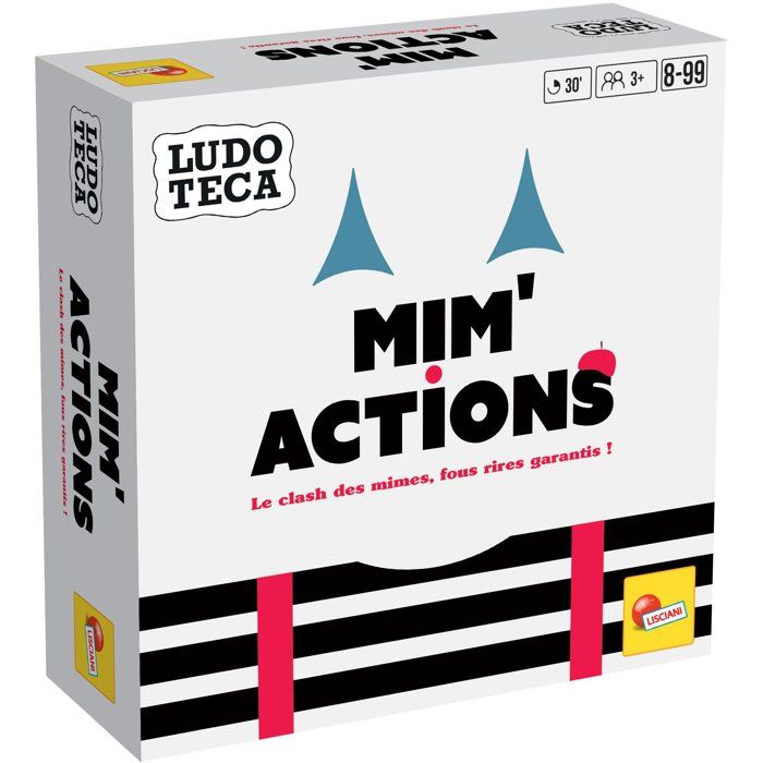 Mim'Actions - Jeu de mime - LUDOTECA - LISCIANIGIOCHI - a partir de 3 joueurs - Des 8 ans